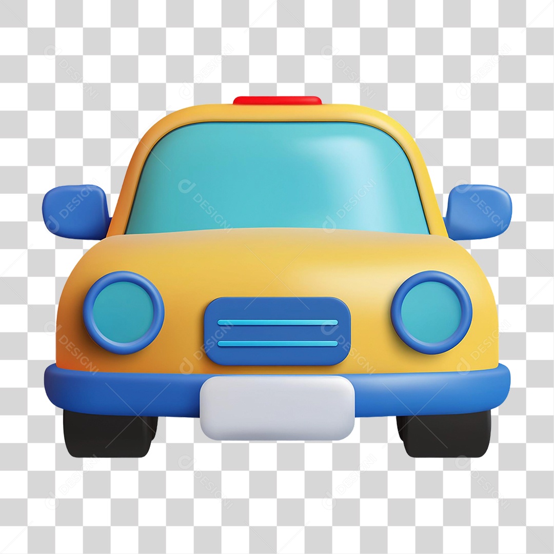 Carro Amarelo PNG Transparente