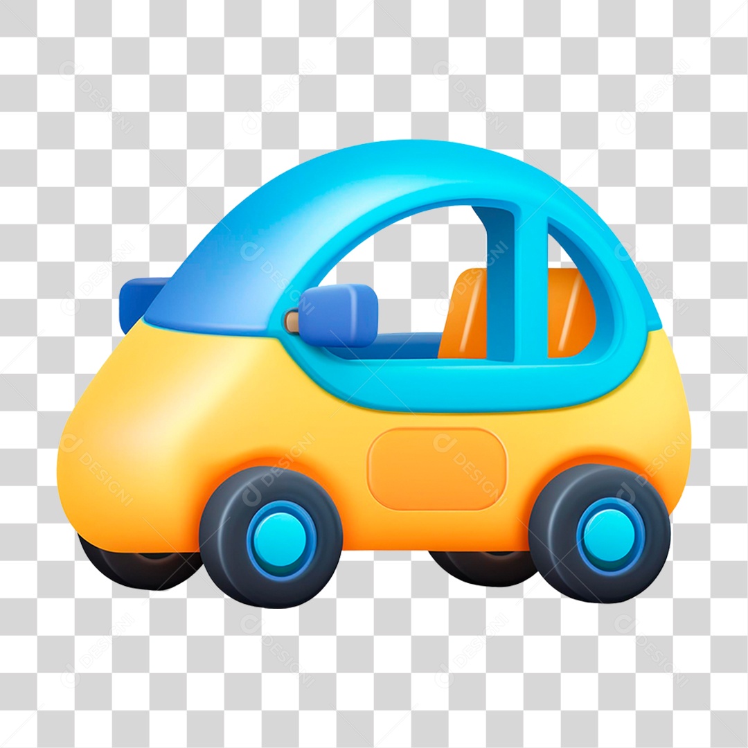 Carro Amarelo PNG Transparente
