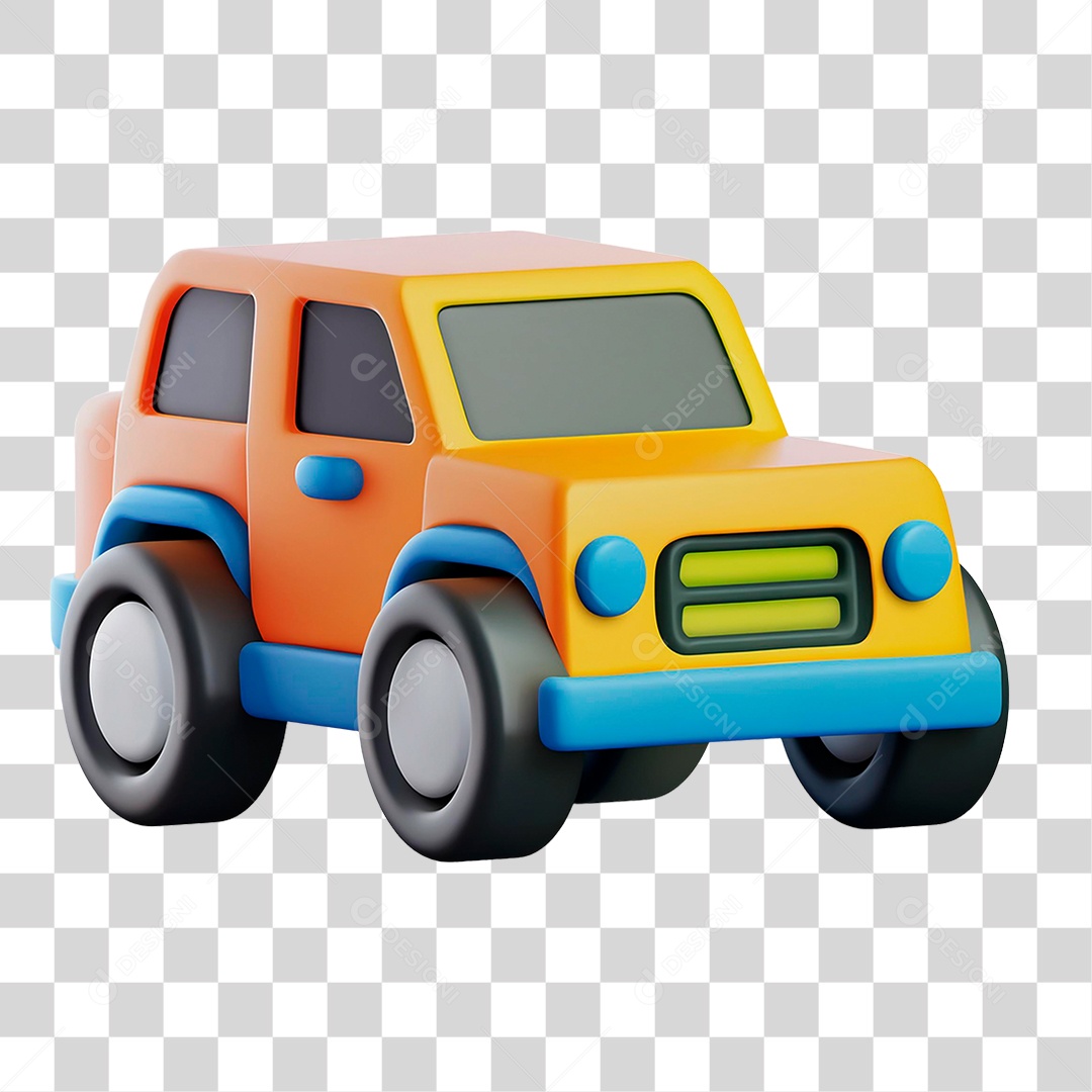 Carro Amarelo PNG Transparente