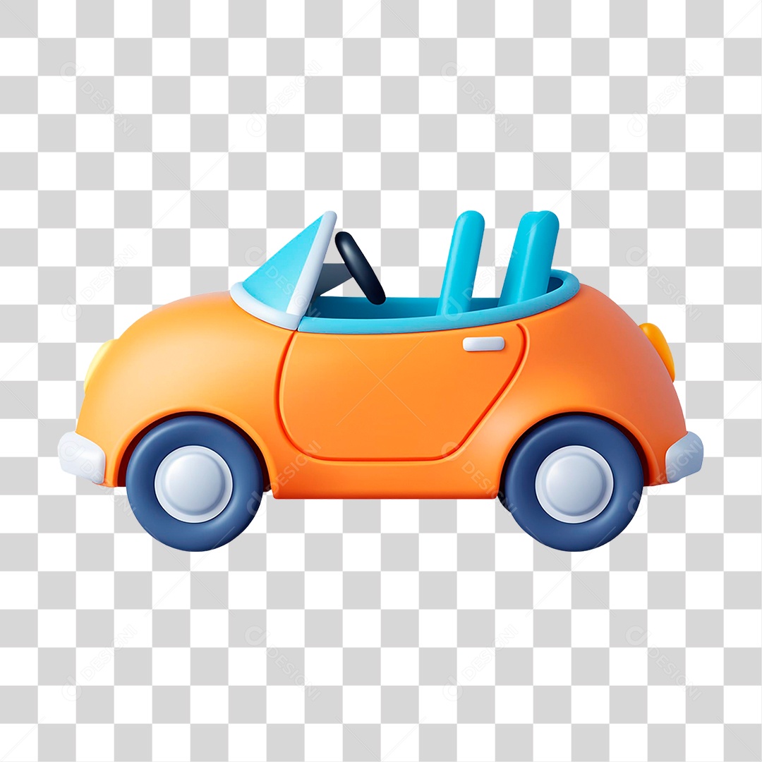 Carro Amarelo PNG Transparente