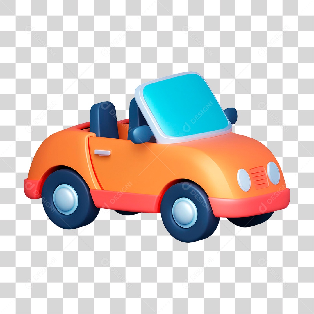 Carro Amarelo PNG Transparente