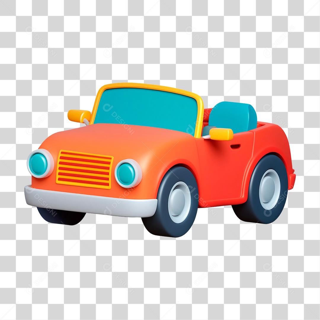 Carro Amarelo PNG Transparente