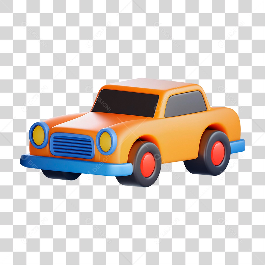 Carro Amarelo PNG Transparente