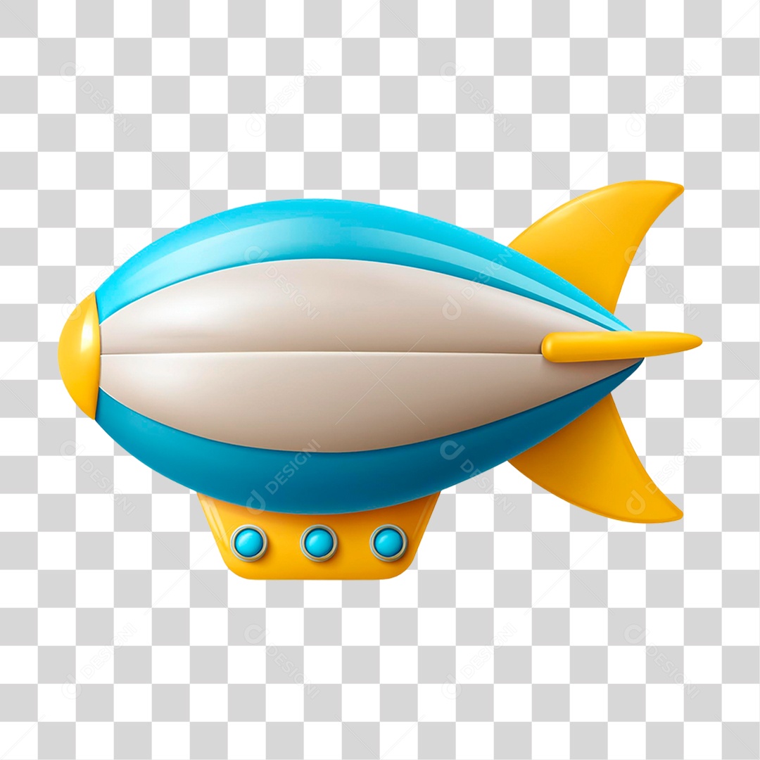 Balão Dirigível PNG Transparente