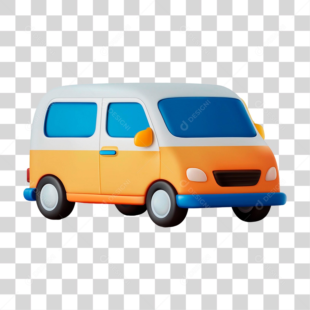 Kombi Branca PNG Transparente