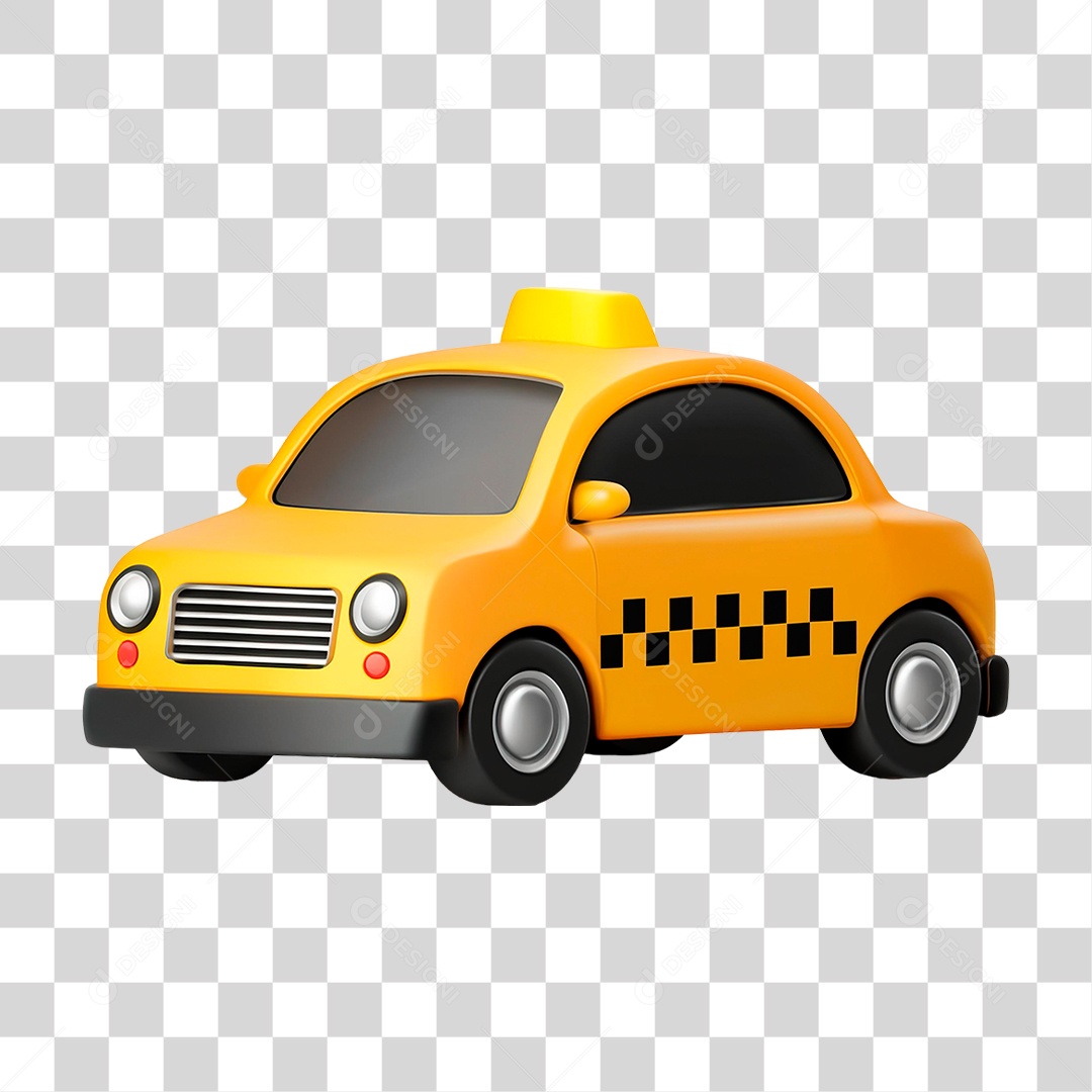 Carro Táxis PNG Transparente