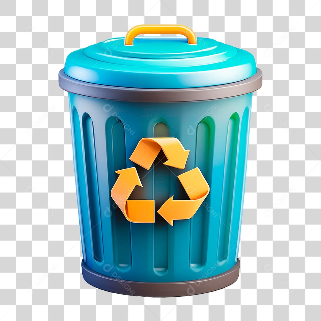 Lata de Lixo PNG Transparente