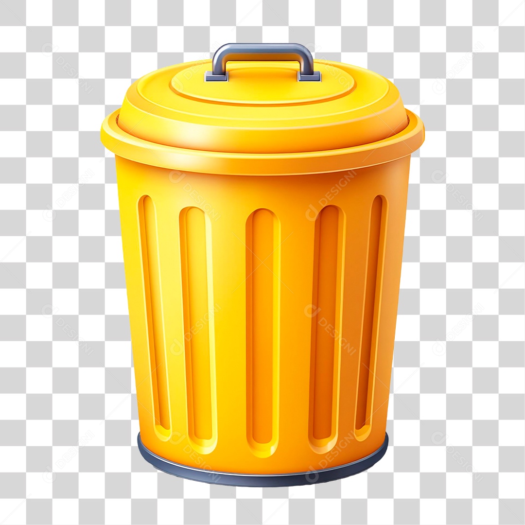 Lata de Lixo PNG Transparente