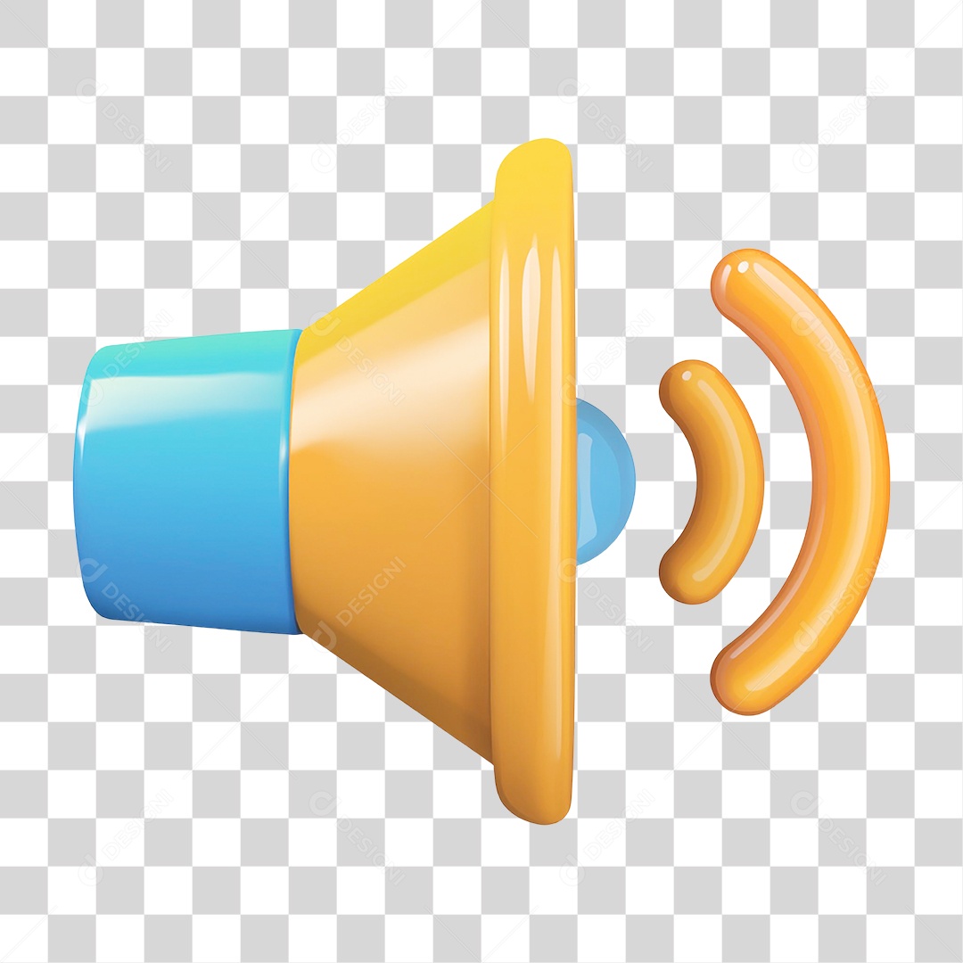 Ícone Alto Falante PNG Transparente