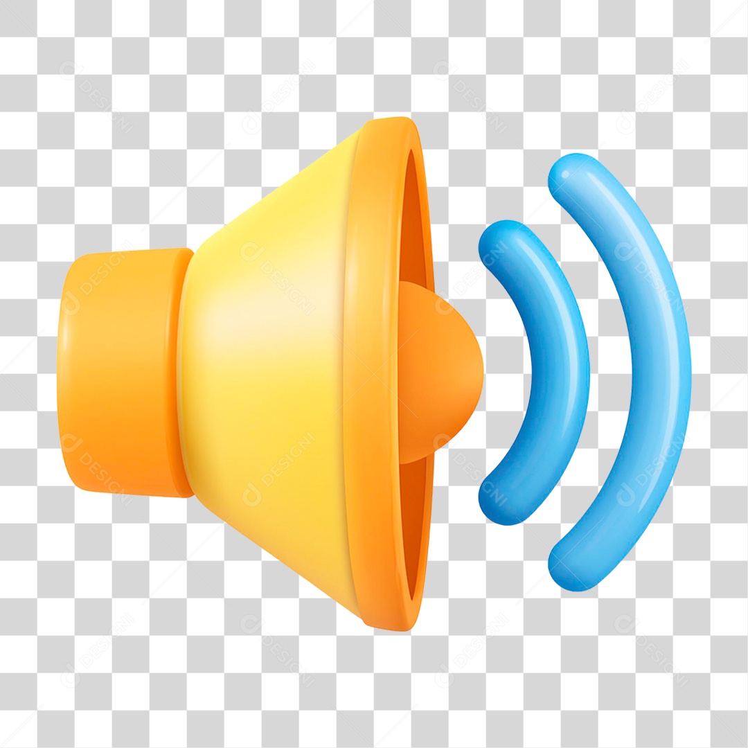 Ícone Alto Falante PNG Transparente