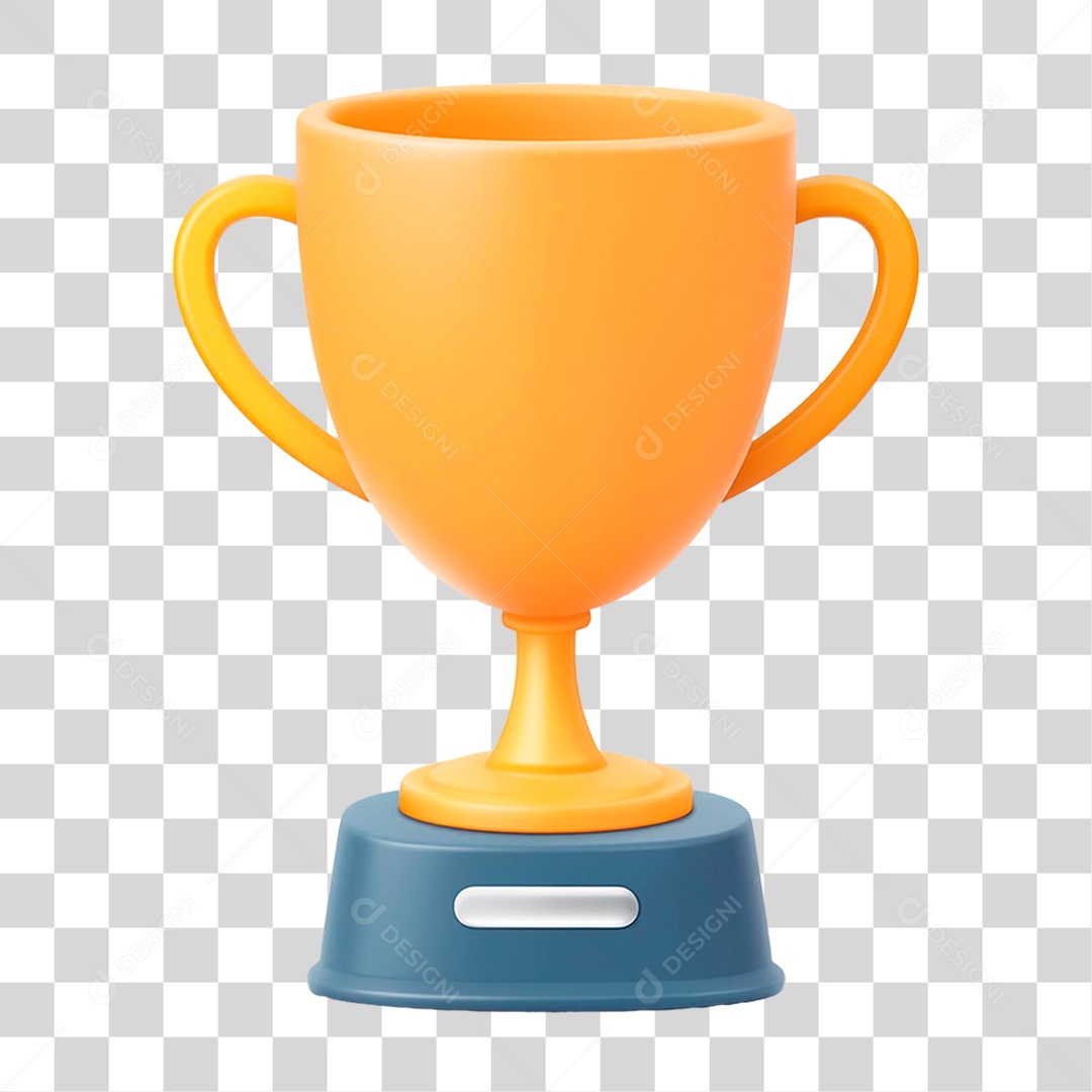 Troféu Dourado PNG Transparente