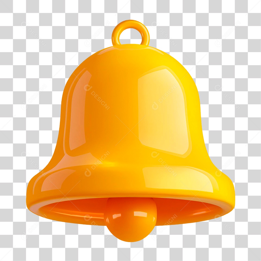 Sino Dourado PNG Transparente