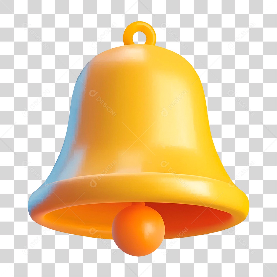 Sino Dourado PNG Transparente