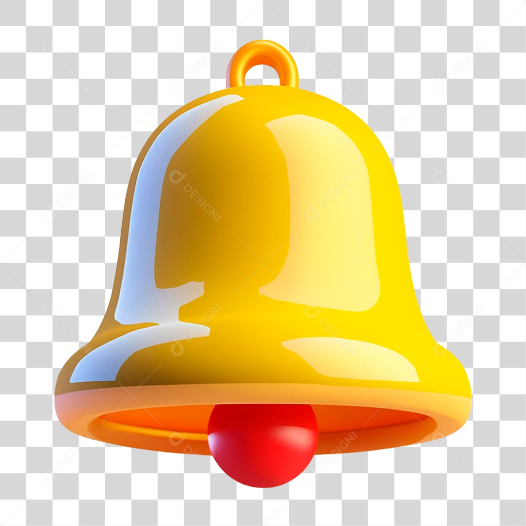 Sino Dourado PNG Transparente