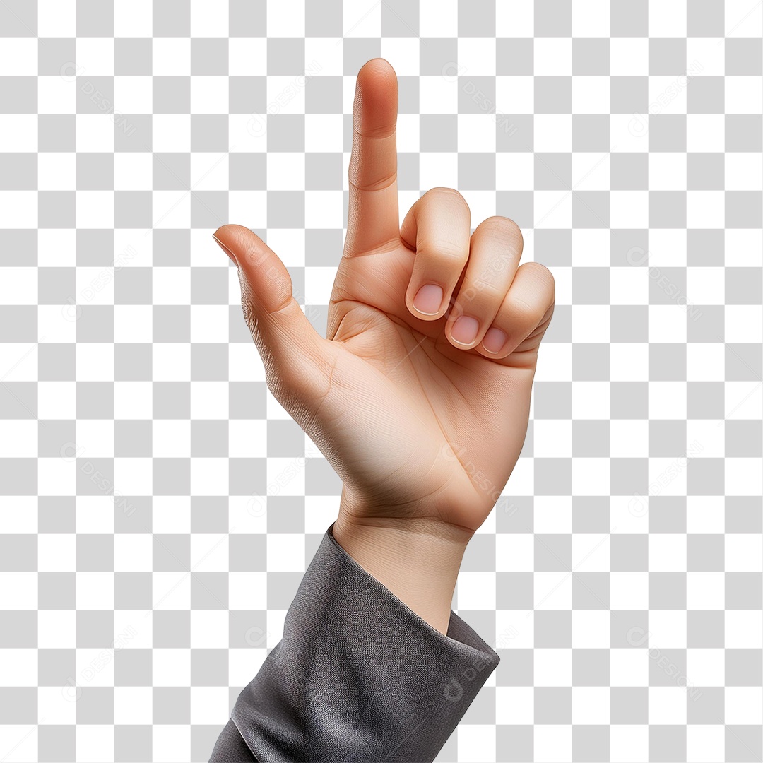 Mão Apontando PNG Transparente