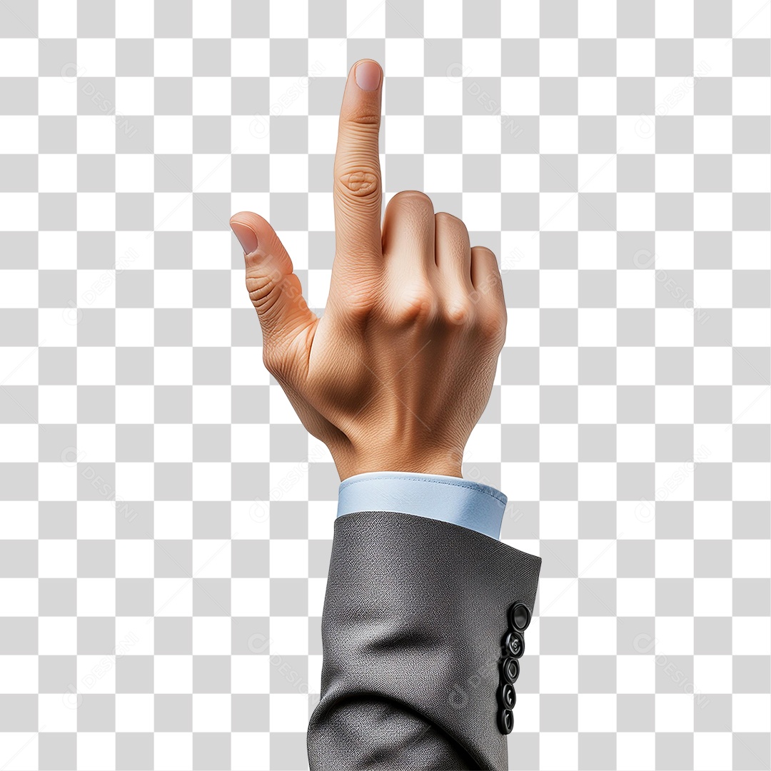 Mão Apontando PNG Transparente