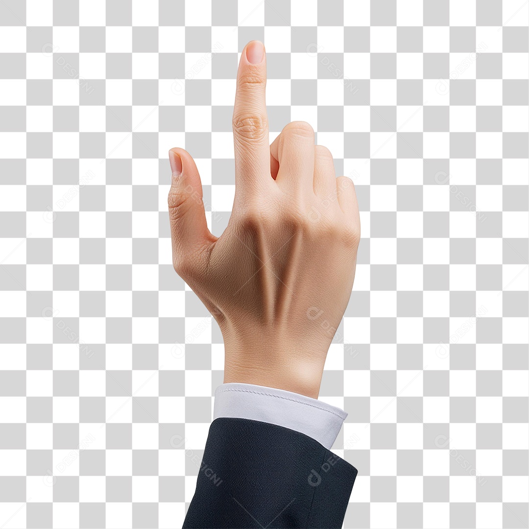 Mão Apontando PNG Transparente