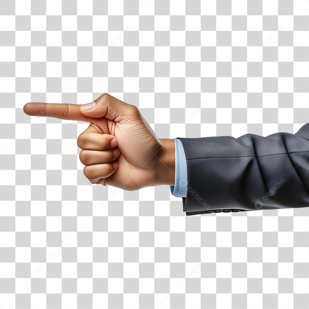 Mão Apontando PNG Transparente
