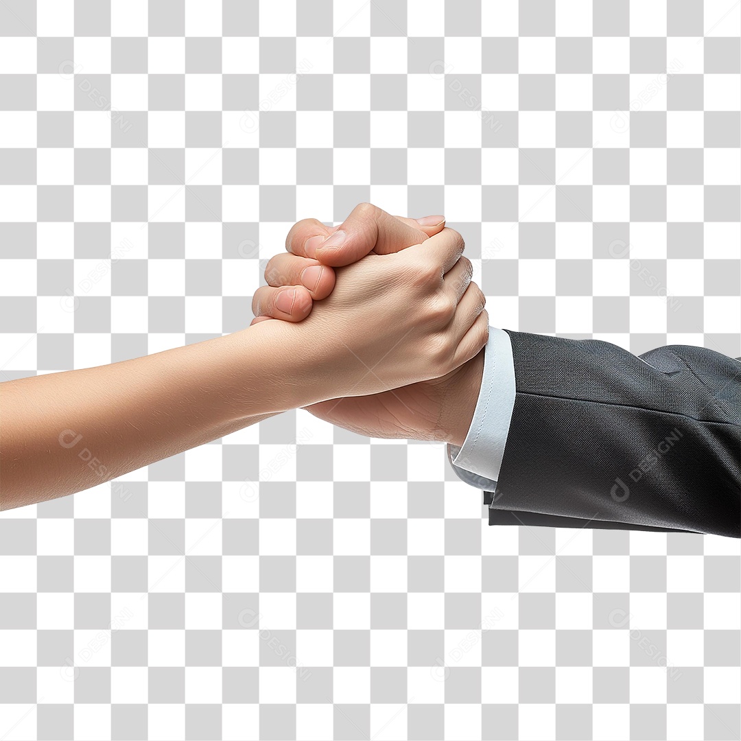 Aperto de Mãos PNG Transparente