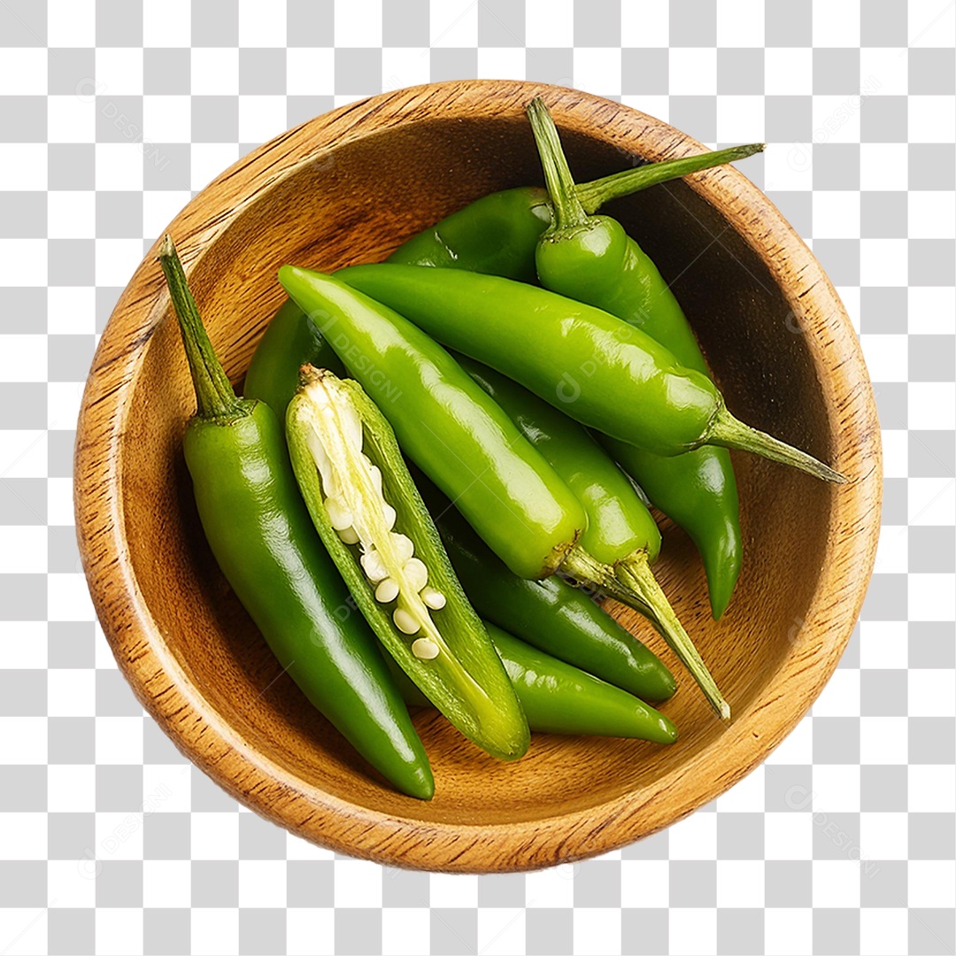 Tigela de Pimenta PNG Transparente