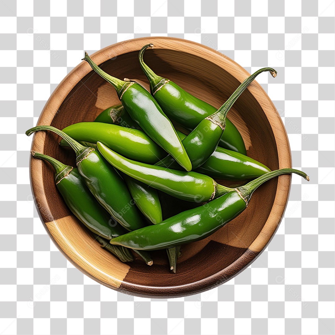 Tigela de Pimenta PNG Transparente