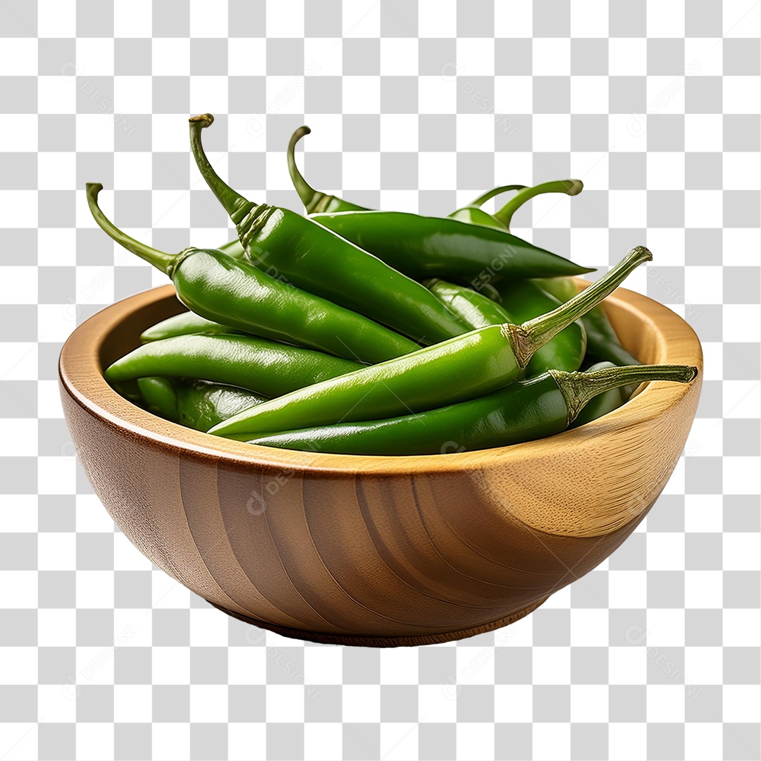 Tigela de Pimenta PNG Transparente