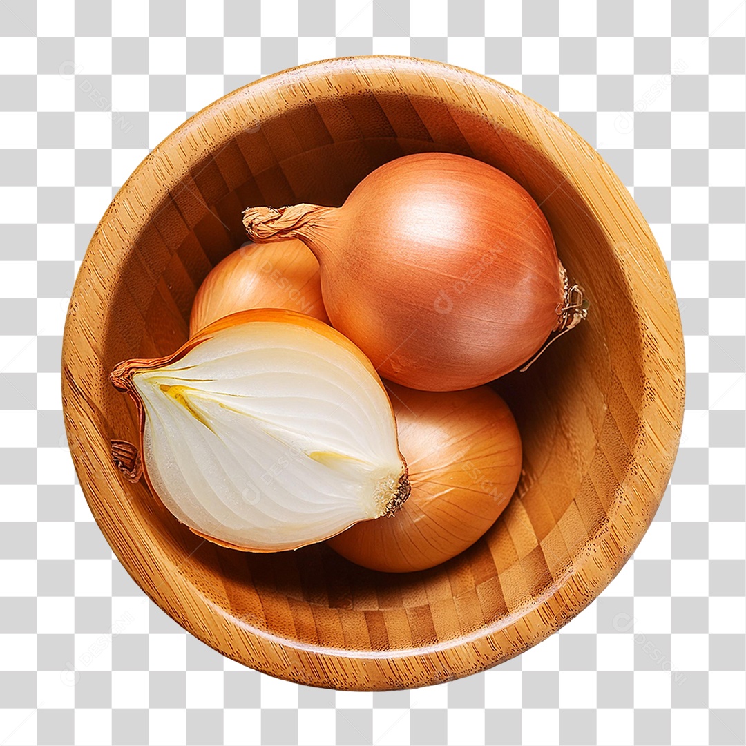 Tigela de Cebola PNG Transparente