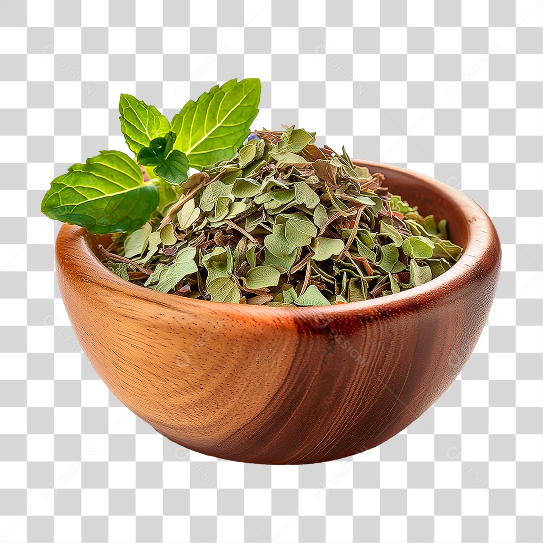 Tigela de Orégano PNG Transparente