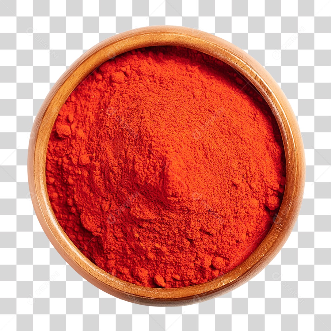 Tigela de Pimenta em Pó PNG Transparente