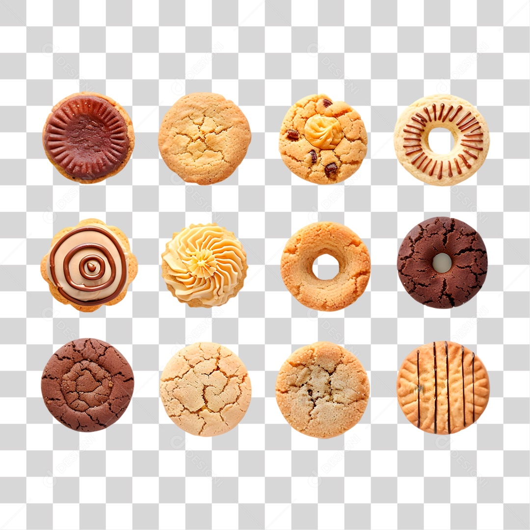 Biscoitos PNG Transparente