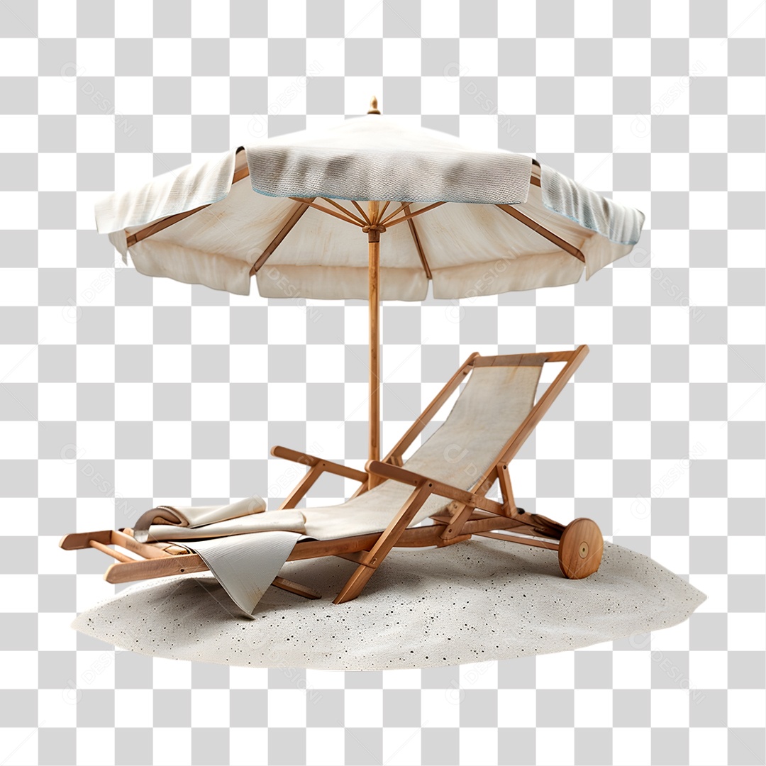 Cadeira de Praia PNG Transparente
