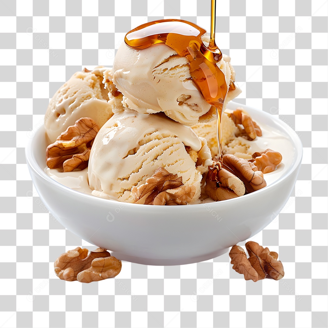 Tigela de Sorvete PNG Transparente