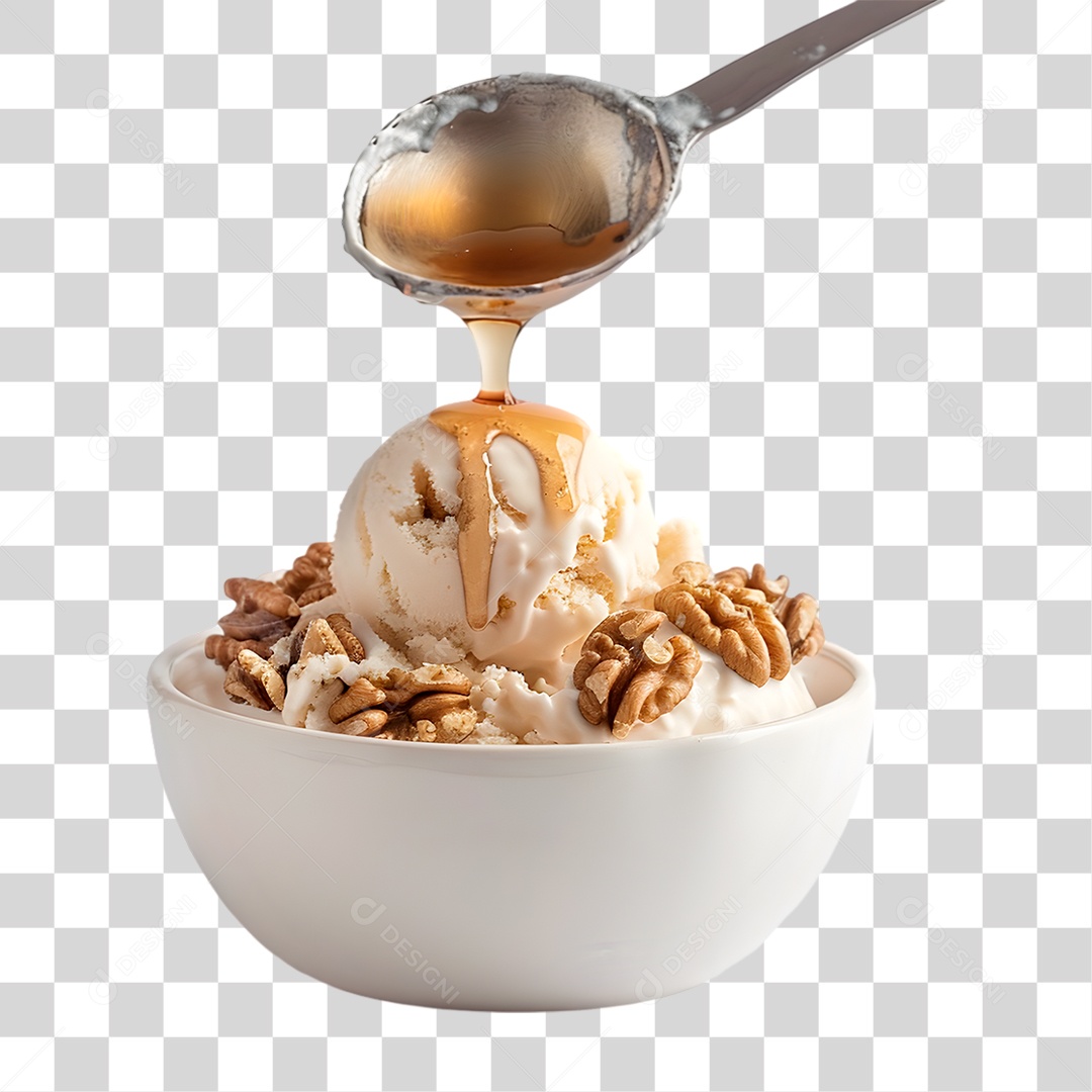 Tigela de Sorvete PNG Transparente