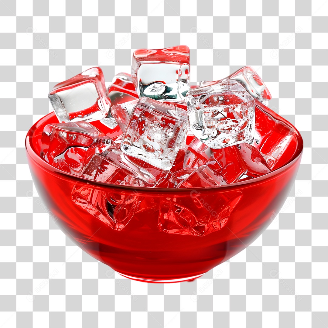 Tigela de Gelo PNG Transparente