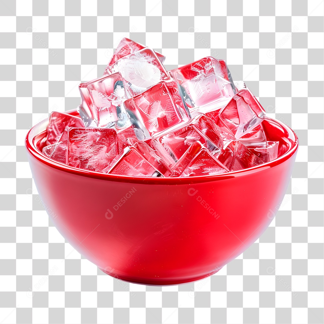 Tigela de Gelo PNG Transparente