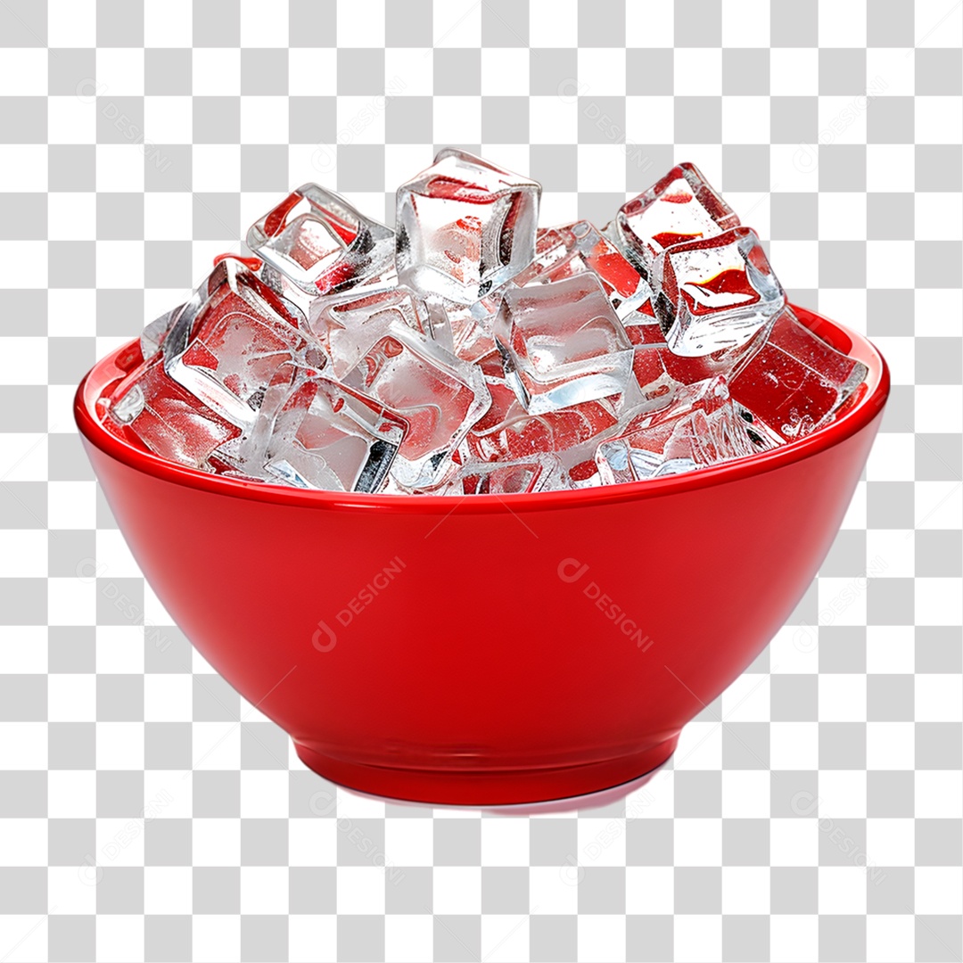Tigela de Gelo PNG Transparente