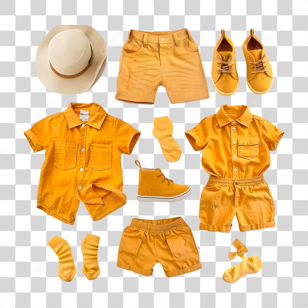 Kit Roupas PNG Transparente