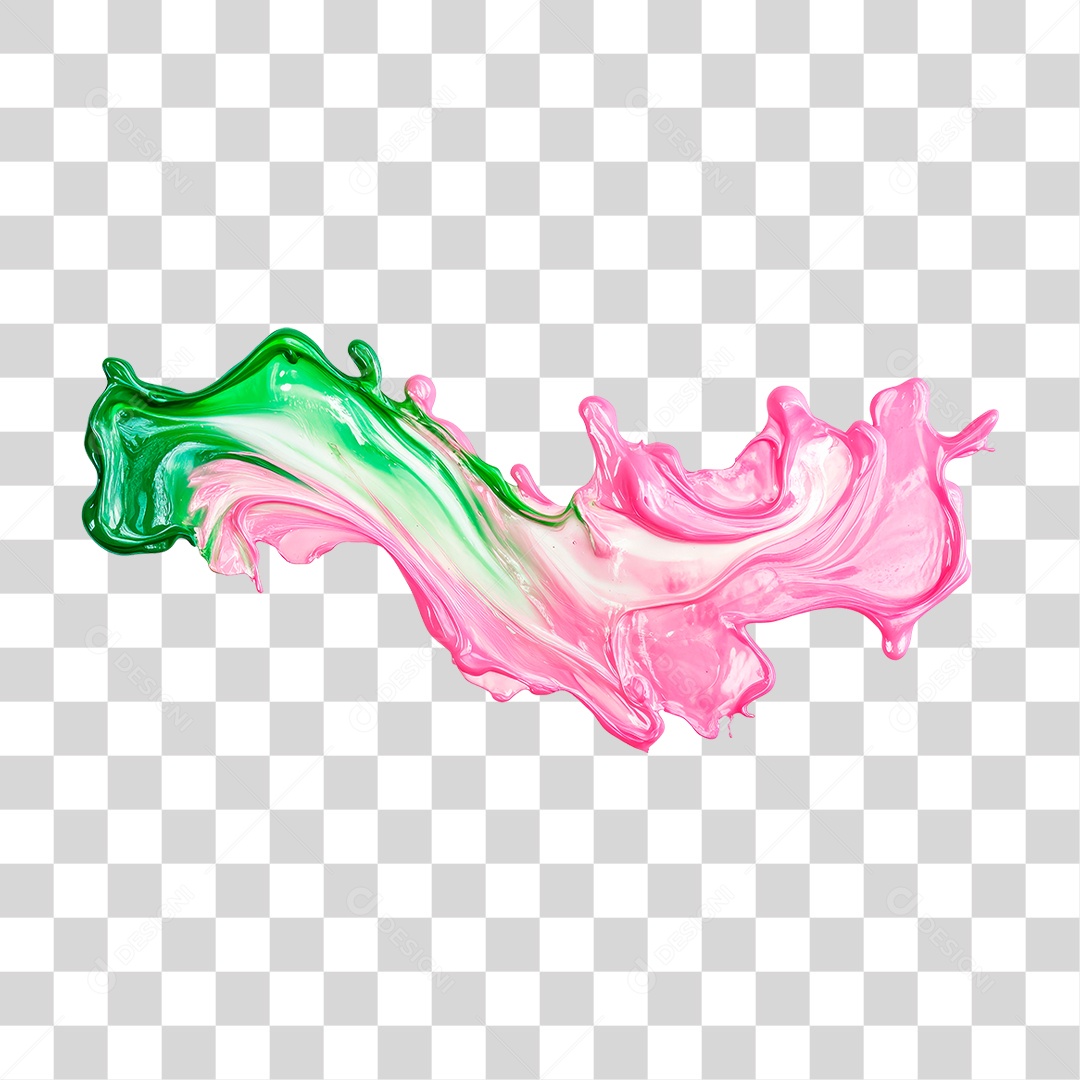 Splash de Tintas PNG Transparente