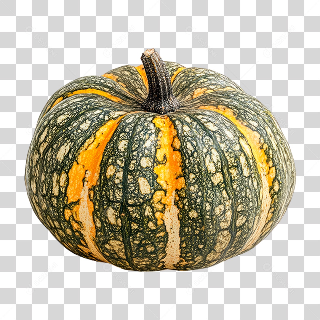 Abóbora Madura PNG Transparente