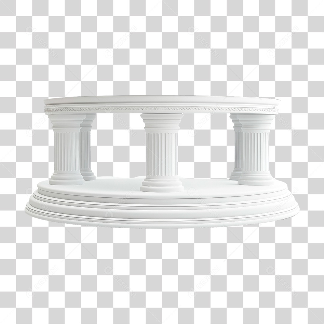 Pilastras Branca PNG Transparente