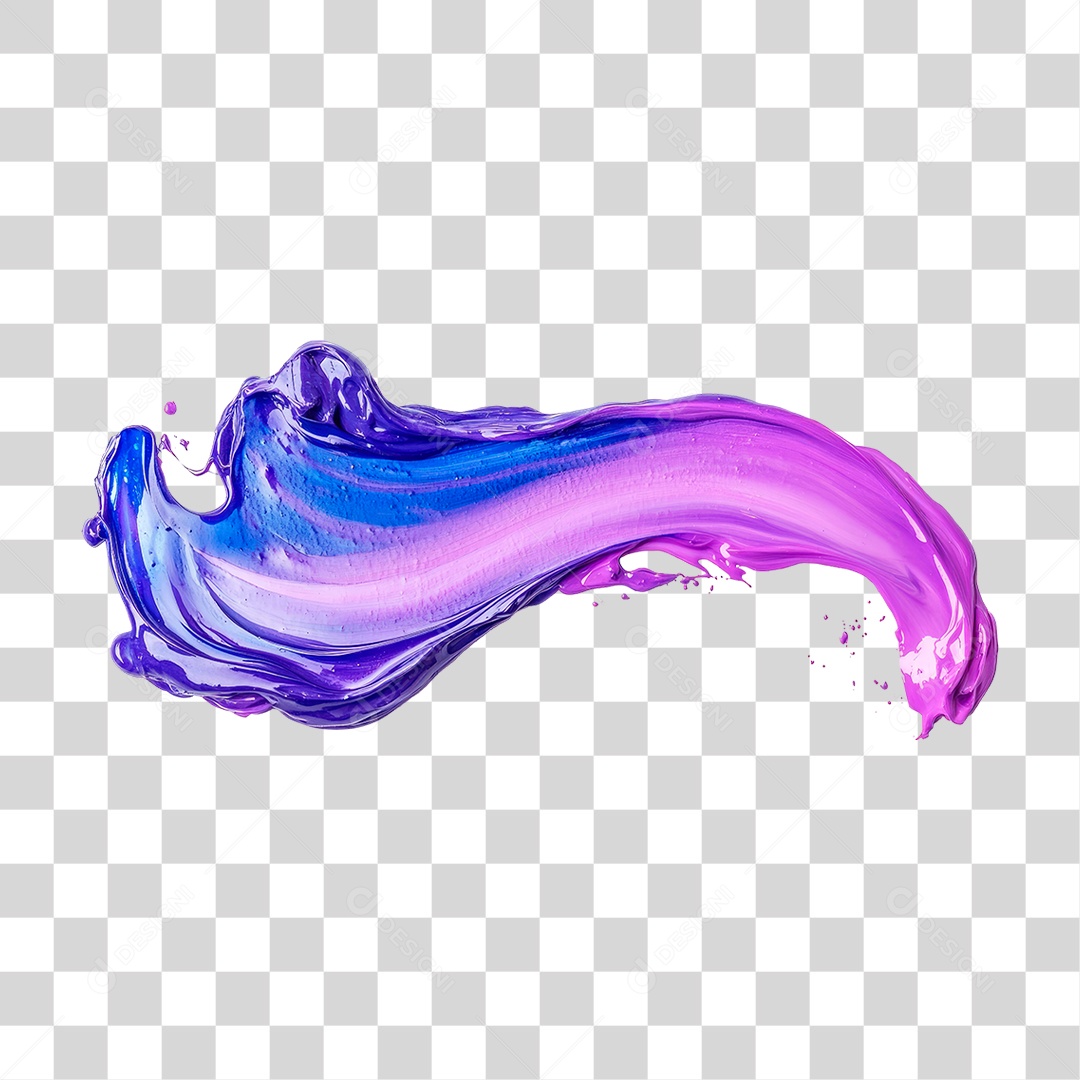 Splash de Tintas PNG Transparente