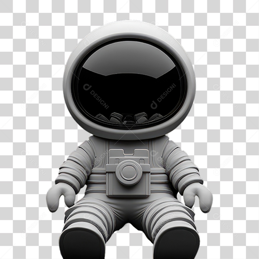 Personagem Astronauta PNG Transparente
