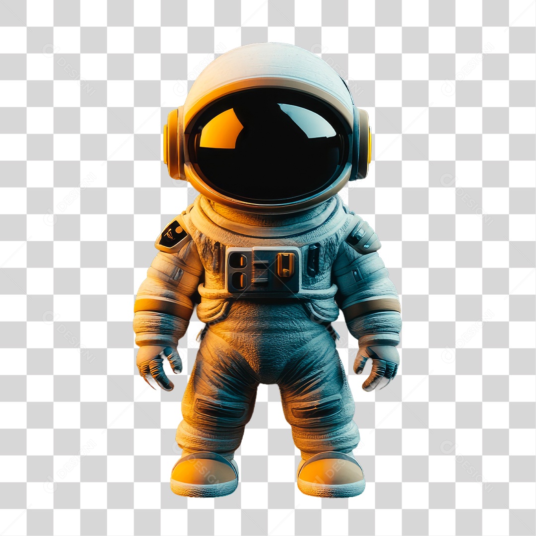 Personagem Astronauta PNG Transparente