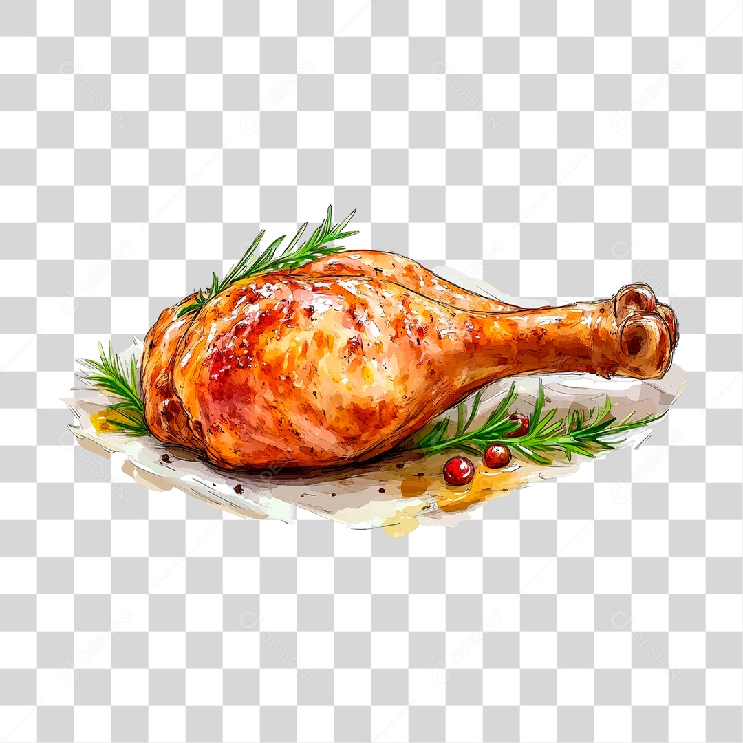 Coxa de Frango PNG Transparente