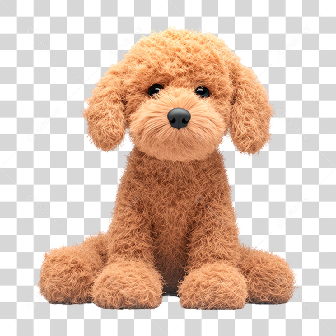 Cachorro de Pelúcia PNG Transparente