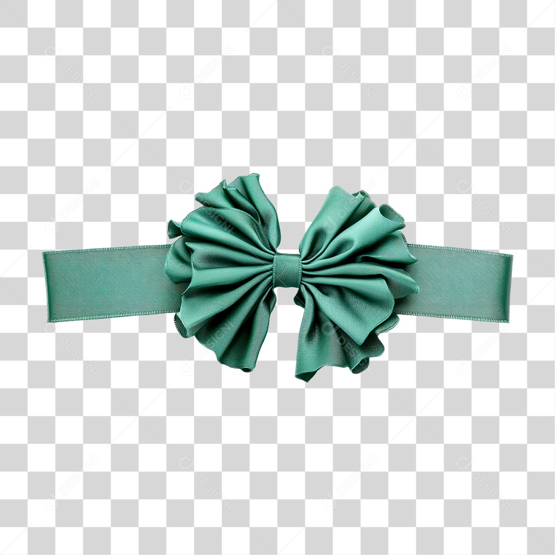 Laço Verde PNG Transparente