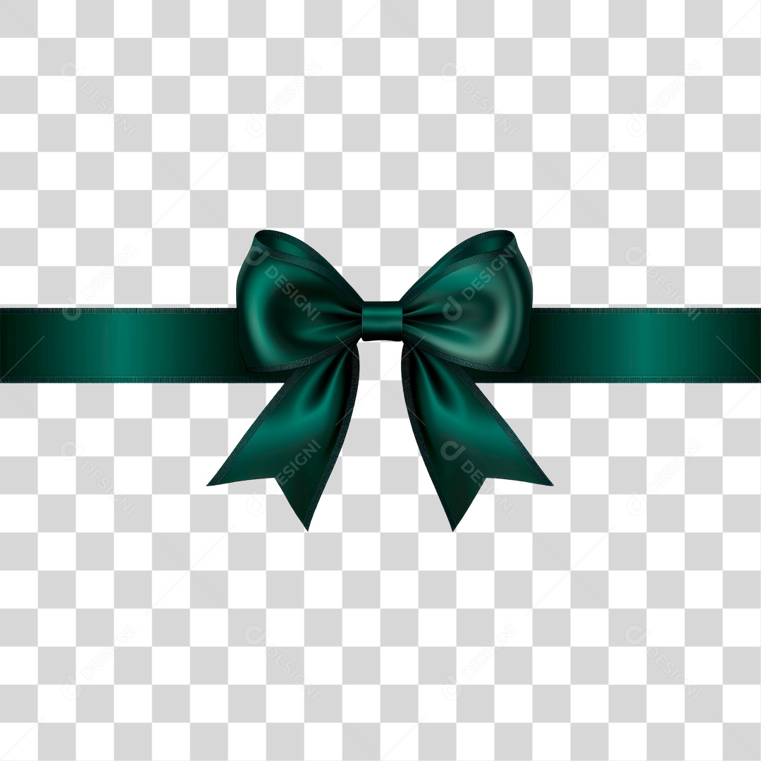 Laço Verde PNG Transparente