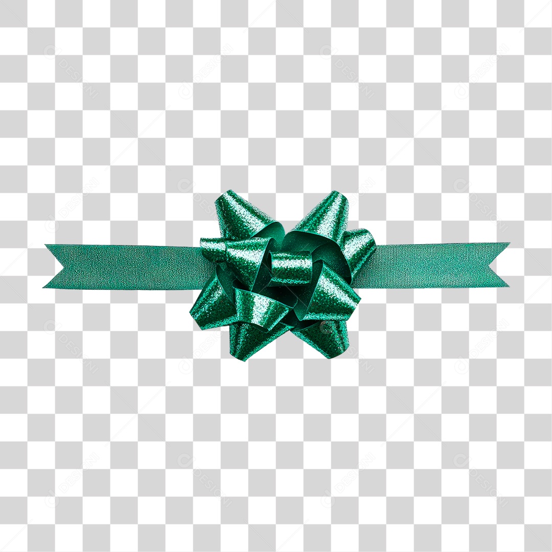 Laço Verde PNG Transparente