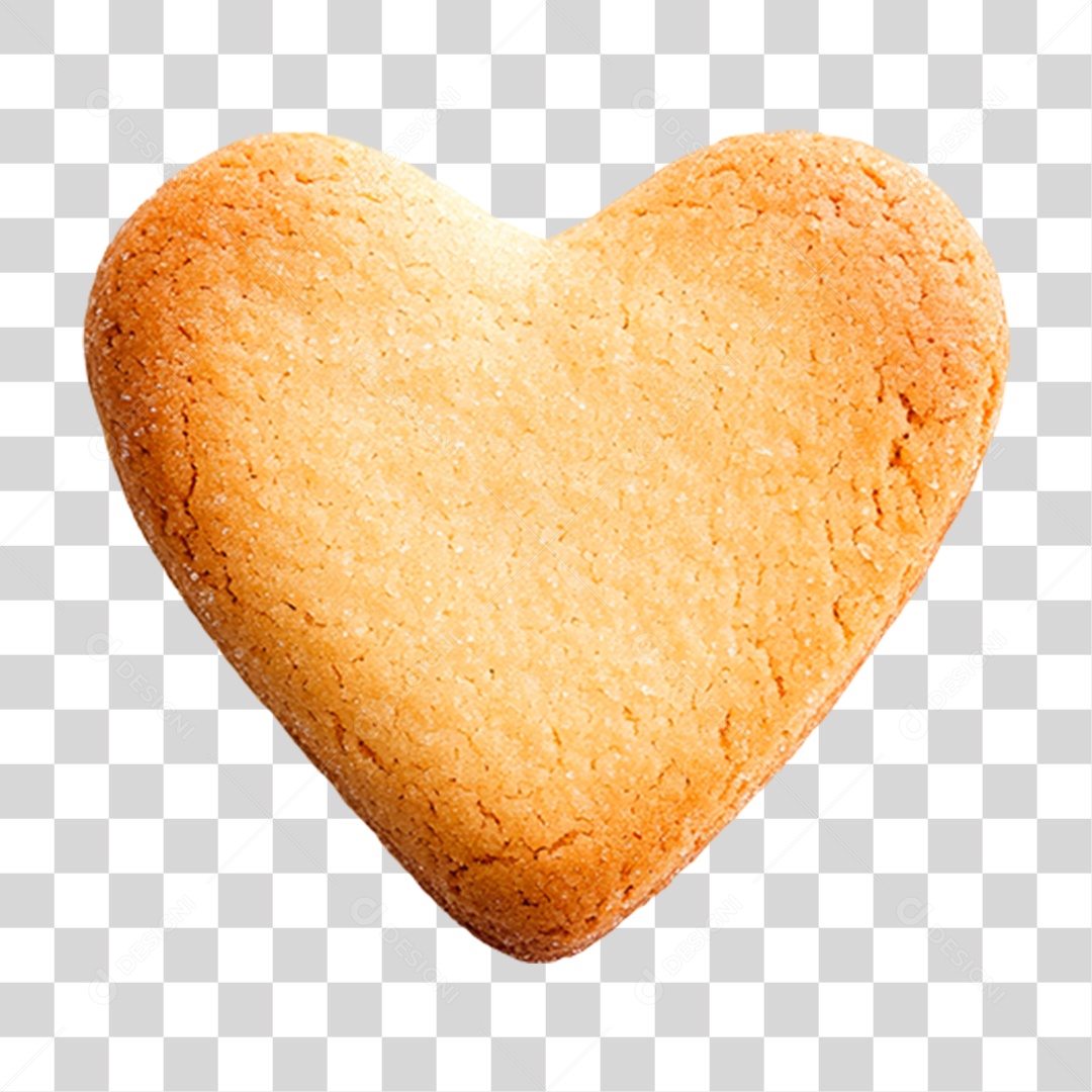Bolo em Formato de Coração PNG Transparente