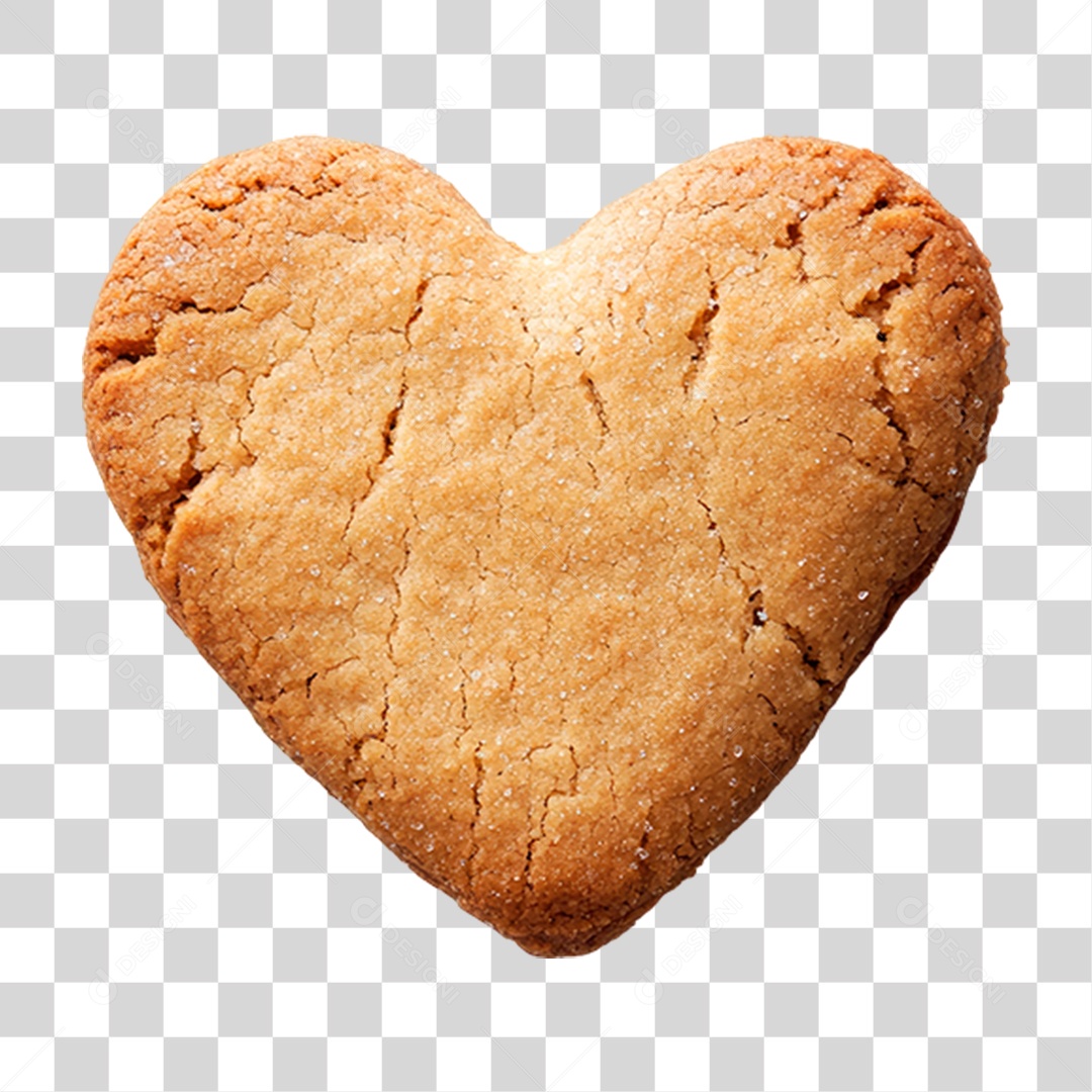 Bolo em Formato de Coração PNG Transparente
